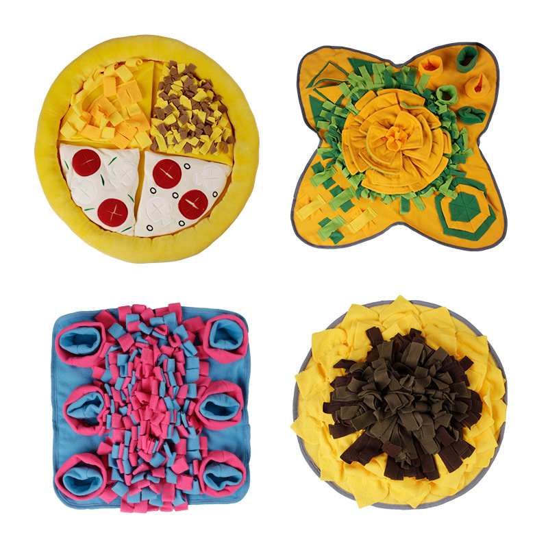 Pet Sniffing Pad Slow Food Puzzle Sniffing Sniffing Cats Relieve Stress Dogs Consume Energy Anti-Removal Machine Washable