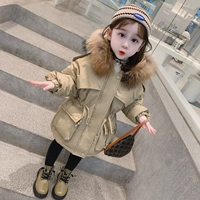 Хаки пуховик