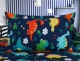 Vỏ gối cotton cặp gối 100% cotton 2 giá đơn lõi gối đặt ký túc xá nam và nữ 45X75cm gối nước