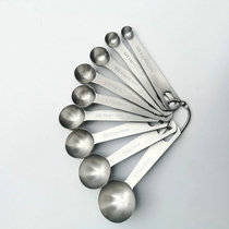 Stainless steel small spoon 1 2TSP2 5ml milk powder spoon seasoning seasoning spoon Panax powder spoon Baking tools