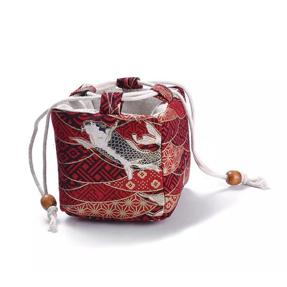 Cotton gilded pattern storage bag for storage and packaging