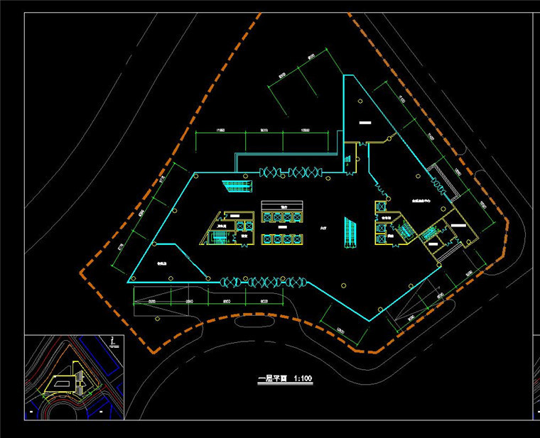 NO02018深圳企业总部大厦高层3dmax模型cad总图平面效果图-12