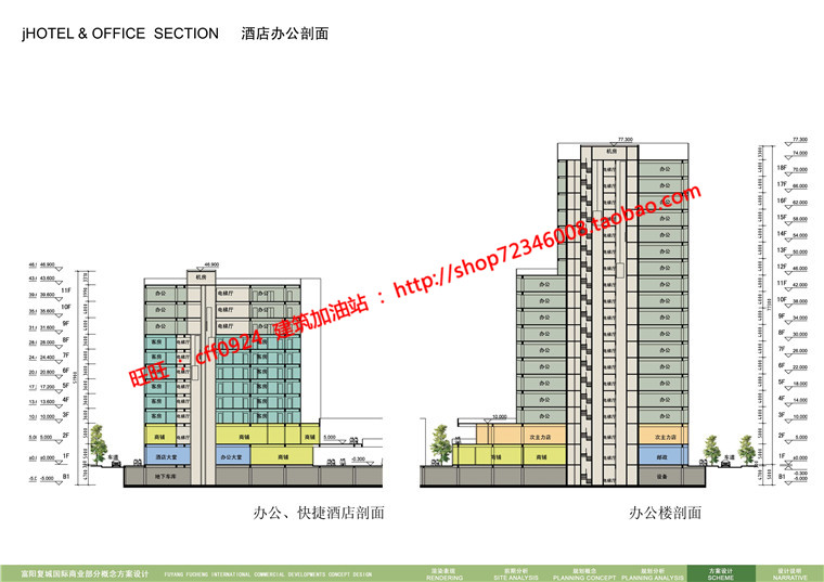 NO00425城市综合体项目设计商业酒店公寓cad图纸效果图文本-28