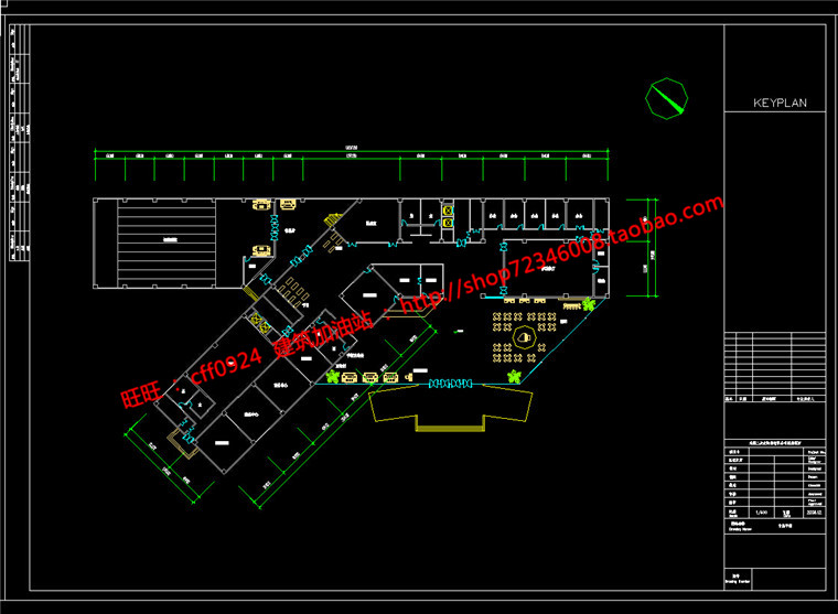 NO00524酒店宾馆建筑方案设计su模型+cad图纸-7
