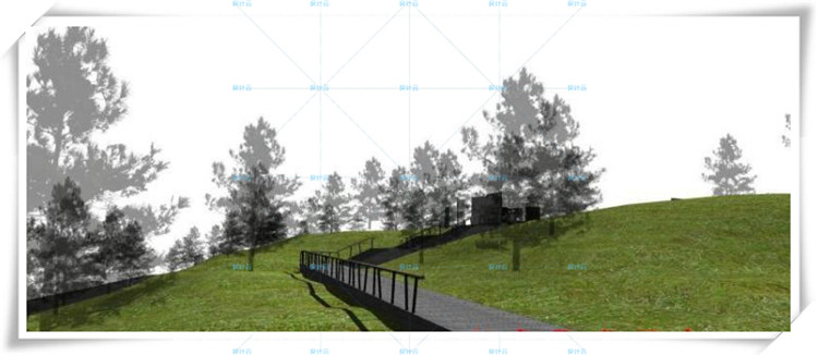 TU00421纪念性文化历史公园怀旧文广场CAD园建SU模型景观-7