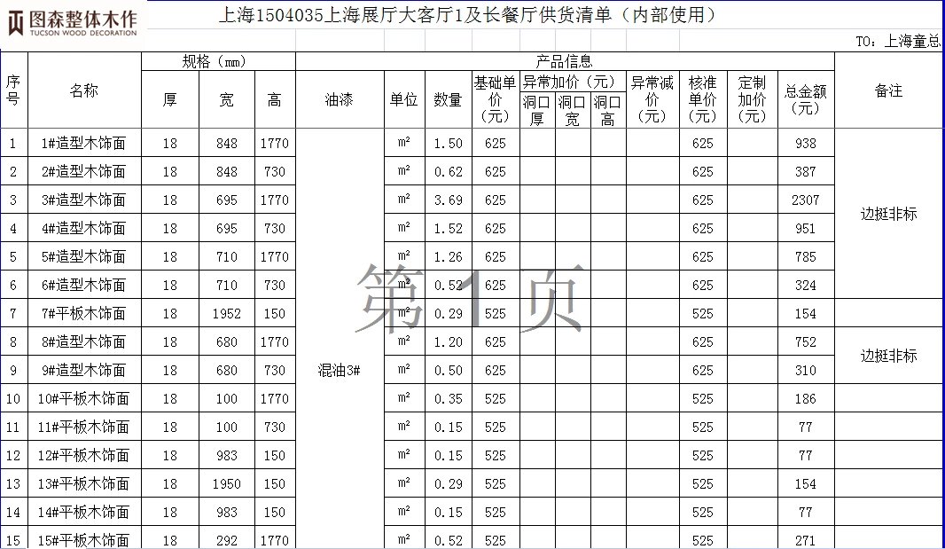 TU03096上海展厅施工图+CAD木饰面深化图纸+软装清单价格+高...-14