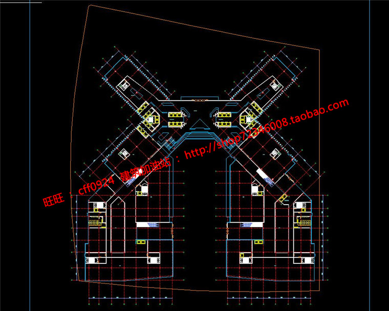 NO01883公建写字楼办公大厦城市建筑方案cad图纸文本效果图-37