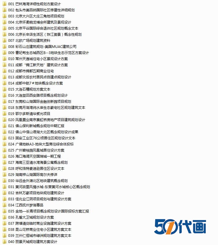 TU03015住宅小区cad总图户型+su模型+效果图居住区规划-2