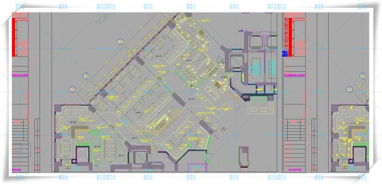 TU00533苏州诚品生活商场(含书店)CAD+家具+物料+摄影+SU模型-5