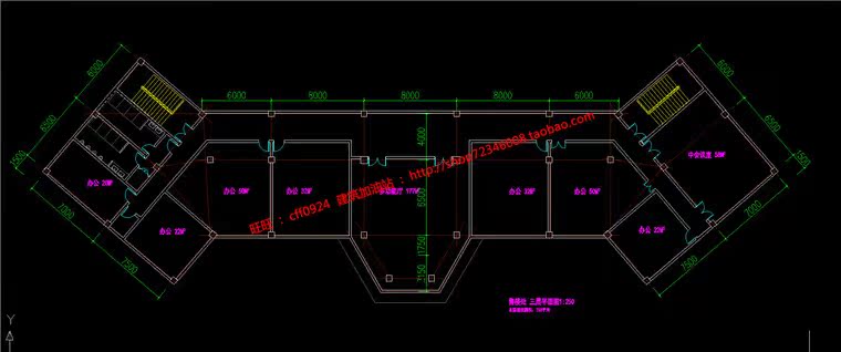 NO00147售楼处会所建筑方案设计su模型+cad图纸+效果图-13