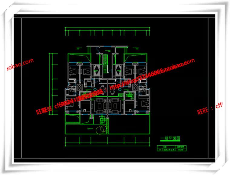 JZ303江西上饶多层住宅cad立面平面总图skp/su/sketchup模型图+...-7