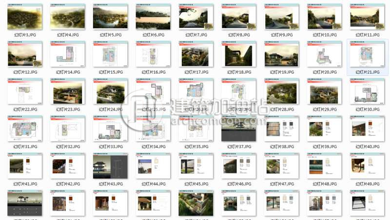 整套别墅设计 Sketchup模型 CAD图纸 建筑效果图 别墅项目 施...-14