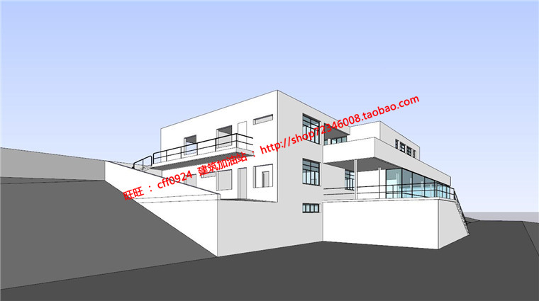 NO01342土根哈特别墅建筑方案设计su模型cad图纸ppt图片jpg全-32