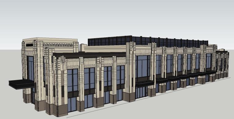 DB03392欧式风格小高层住宅建筑方案设计文本及CAD SU模型-9