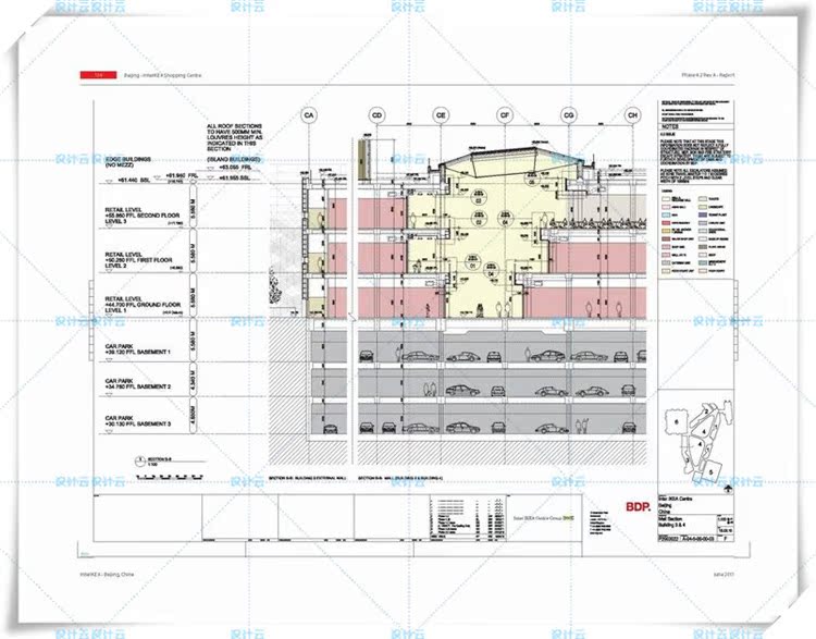 TU00539CCDI悉地－北京英特宜家购物中心CAD施工图效果图 物...-15