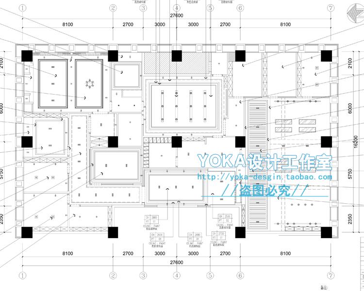 TU02022办公室空间写字楼CAD施工图纸方案平面节点效果图片...-55