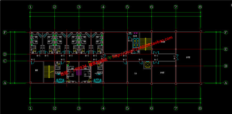 NO00670厂区办公楼厂房设计工业建筑cad图纸su模型3dmax效果图-7