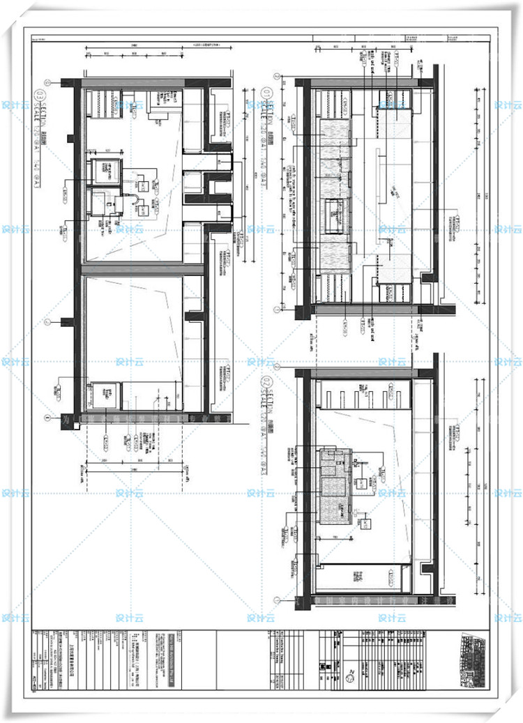 TU00662上海养云安缦酒店 CAD施工图+软装+物料+效果图实景-18