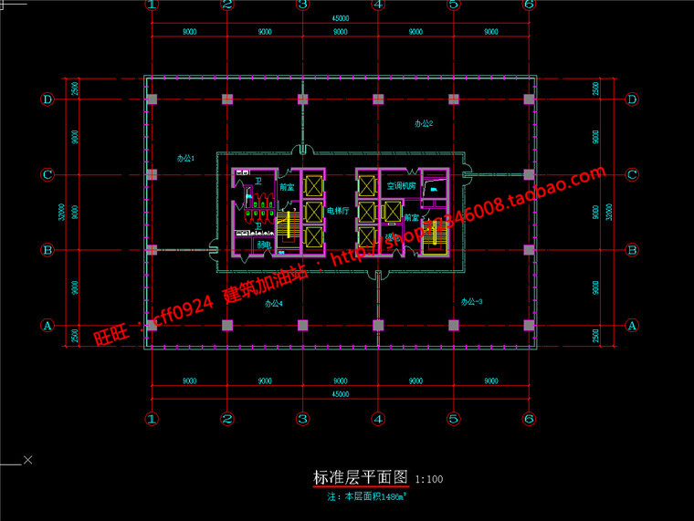 NO00619sketchup+cad图纸源文件商业办公写字楼购物商业街-13