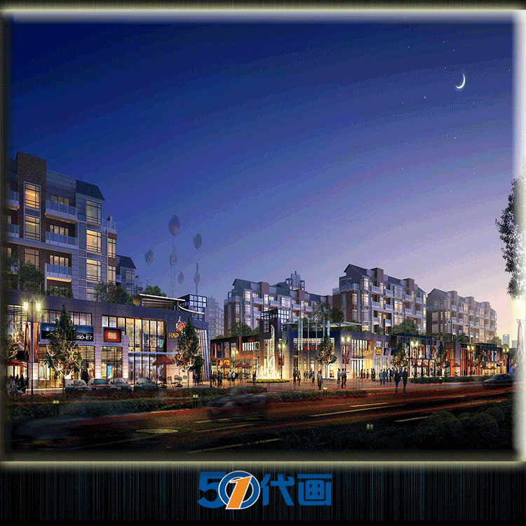 TU03015住宅小区cad总图户型+su模型+效果图居住区规划-10