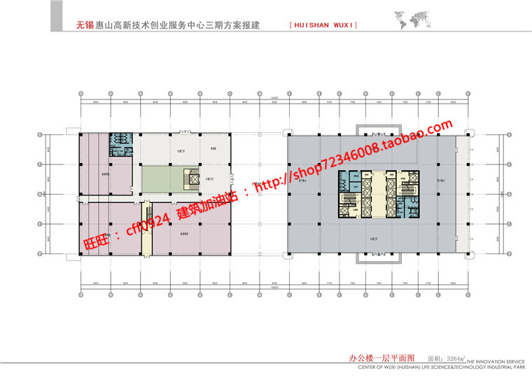 NO00417商务办公精装公寓cad平立剖效果图文本资料高层酒店...-11