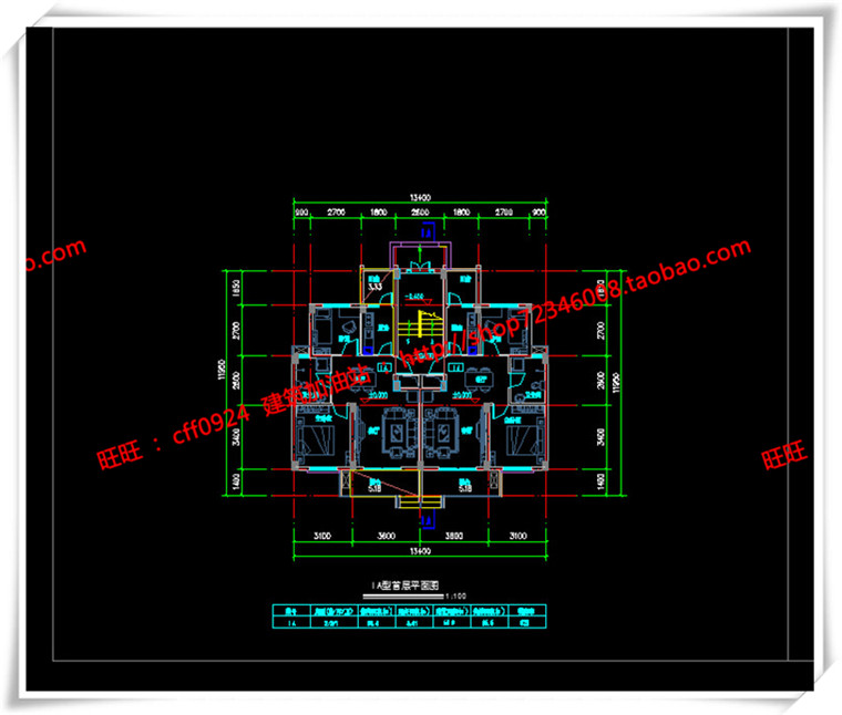 JZ288花园住宅/多层住宅全套设计SU模型+cad图纸+效果图+3D-13