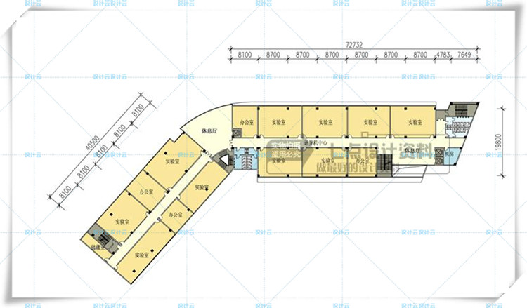 TU00826学校办公建筑科研中心技术方案设计文本+cad+su-11