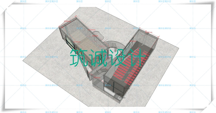 TU00022光之教堂 SU+CAD+PPT 安藤忠雄的大师作品分析-4