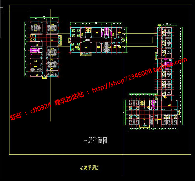 NO01806养老中心设计医院公寓图书中心教堂cad图纸文本说明-67