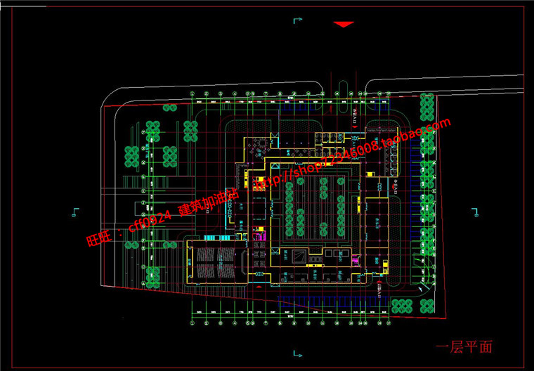 NO01781产业园办公楼建筑方案设计su模型+cad图纸-7