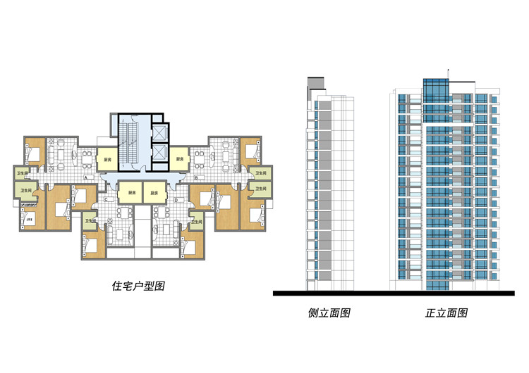 TU03114居住区小区规划方案设计cad图纸su模型psd分析图总图-10