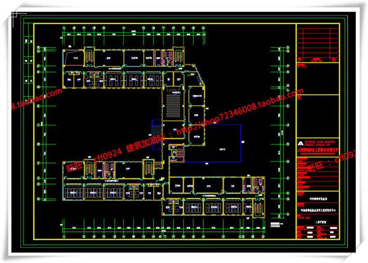 JZ324医院/救助站cad平面立面总图/su模型效果图/3Dmax-14