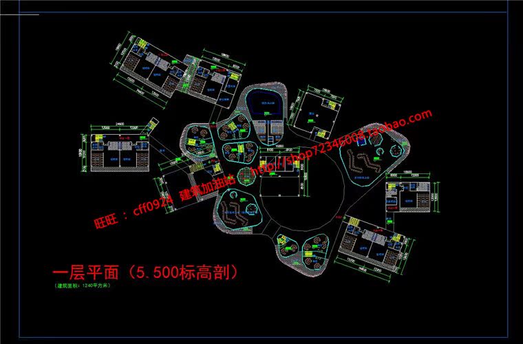 NO0200627班创意幼儿园整套 cad图纸+su模型-19