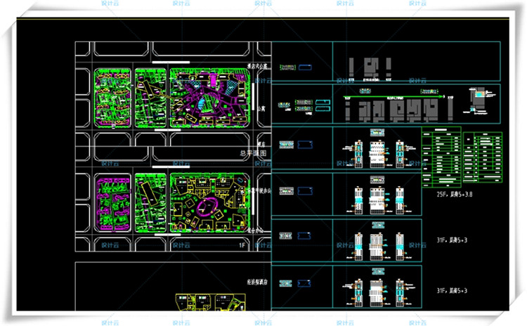 TU00503SOHO公寓酒店式公寓设计方案su模型效果图cad-8