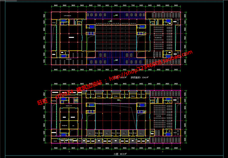 NO01278图书馆建筑方案设计现代风格su模型cad图纸效果图全套-19