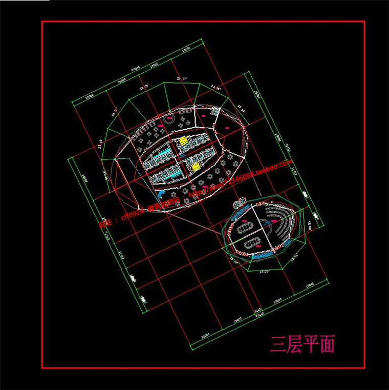 NO01758超高层办公楼设计写字楼大厦项目cad图纸及方案文本-30