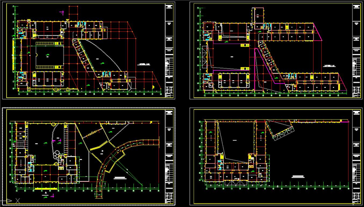 DB00118建筑CAD图纸设计院参考方案施工图CAD素材资料-2