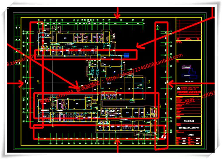 JZ324医院/救助站cad平面立面总图/su模型效果图/3Dmax-16