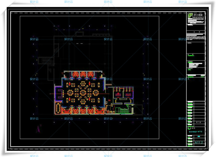 TU01105如恩(Neri amp; Hu)-北京黄埔会餐厅设计CAD施工图+实景照-5