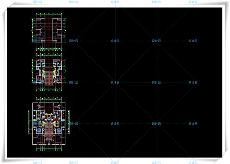 TU00100中式风格类独栋双拼别墅建筑设计CAD+3D模型+高清效果图-24