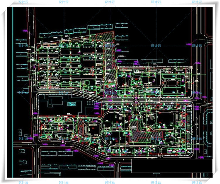 TU00103欧式高层住宅、多层住宅欧式建筑设计和CAD+SU模型-5