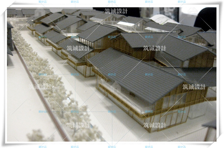 TU00041商业区su模型+cad+文本标书综合体景观建筑规划方案设计-1