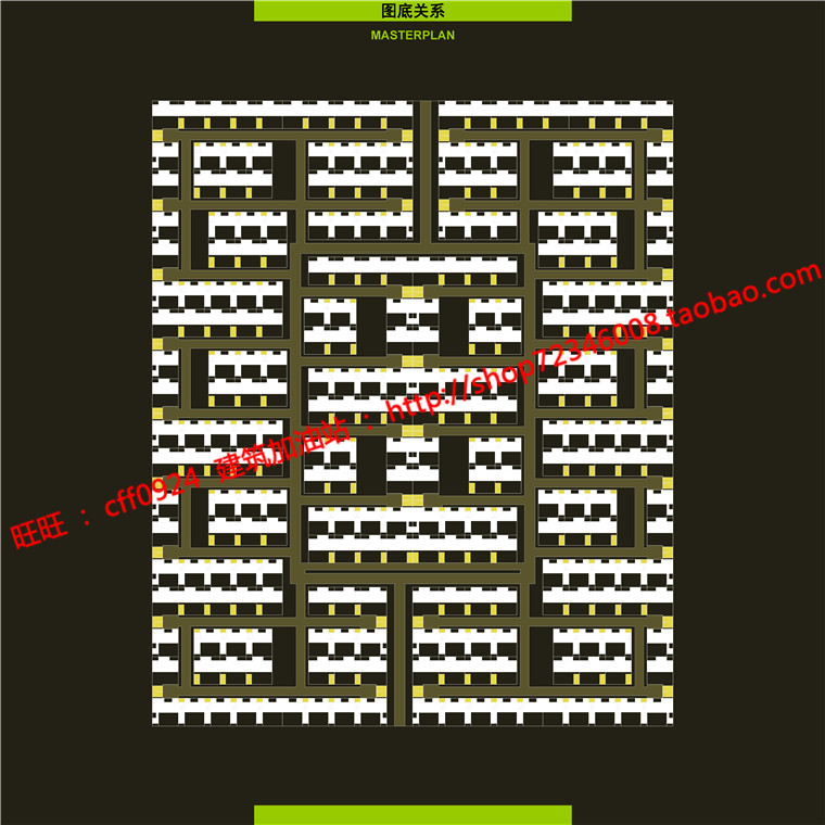 NO01079绿地别墅群居住建筑中式风格建筑su模型+cad图纸+ppt文本-5