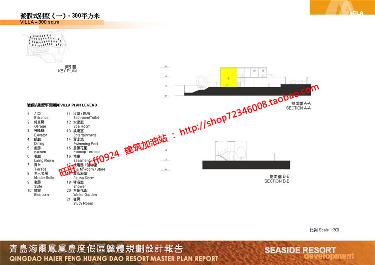 NO01870居住区规划别墅群设计cad总图方案文本景观绿化彩平-56