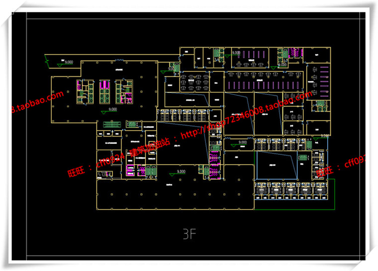 JZ179四星级酒店建筑设计方案SU模型+cad详细方案图纸-8