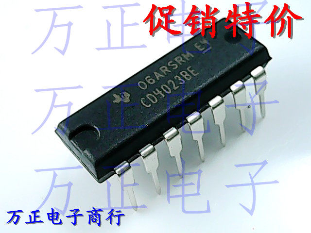 CD4023BE DIP-16 straight plug integrated circuit chip imported original spot straight shot