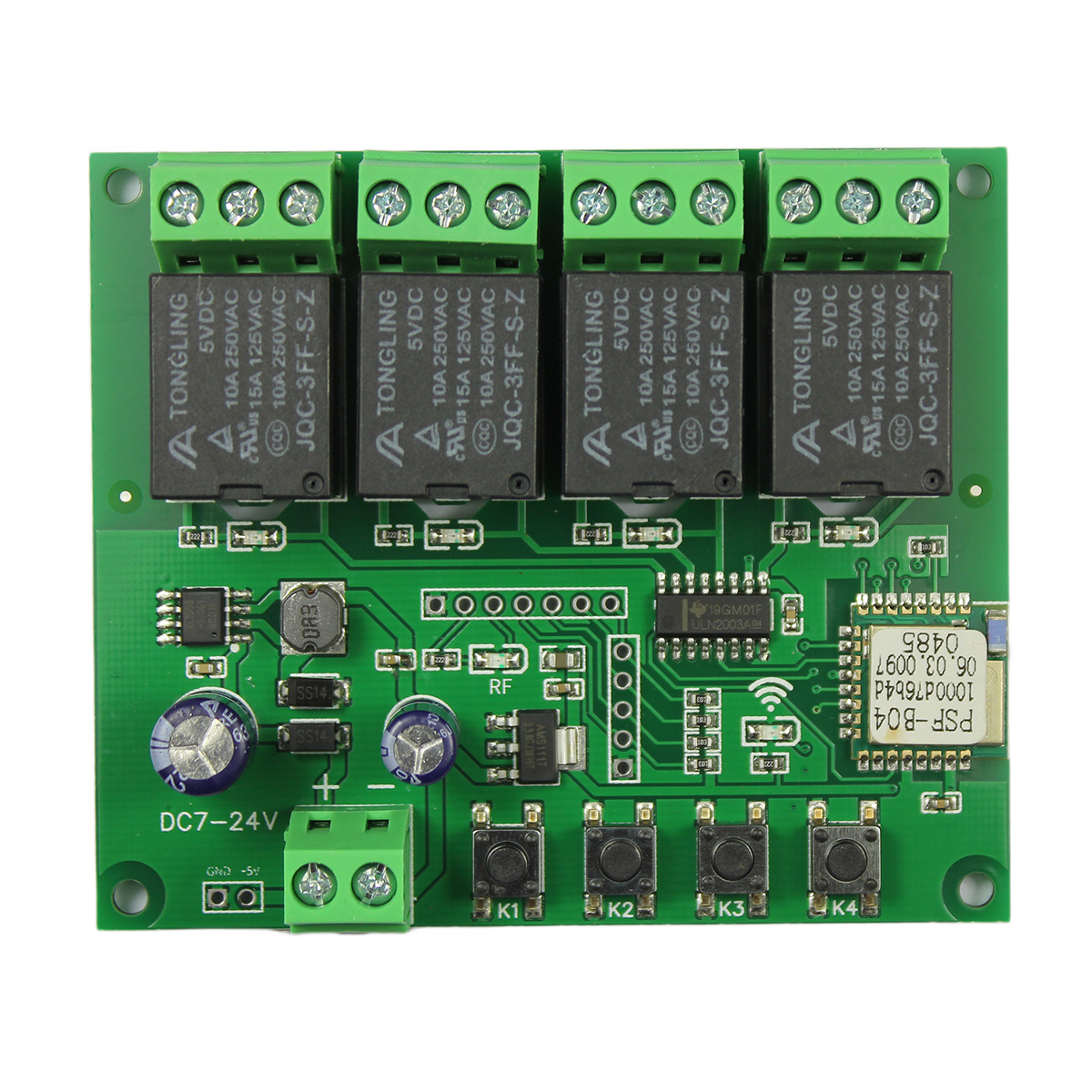 Ewelink 4 four-way wifi mobile phone intelligent remote control switch Relay module timing small love voice control