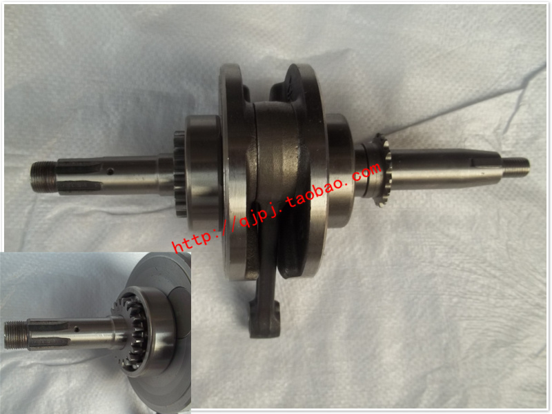 Closed passenger tricycle Lifan LF125 horizontal water-cooled automatic clutch engine crankshaft connecting rod assembly