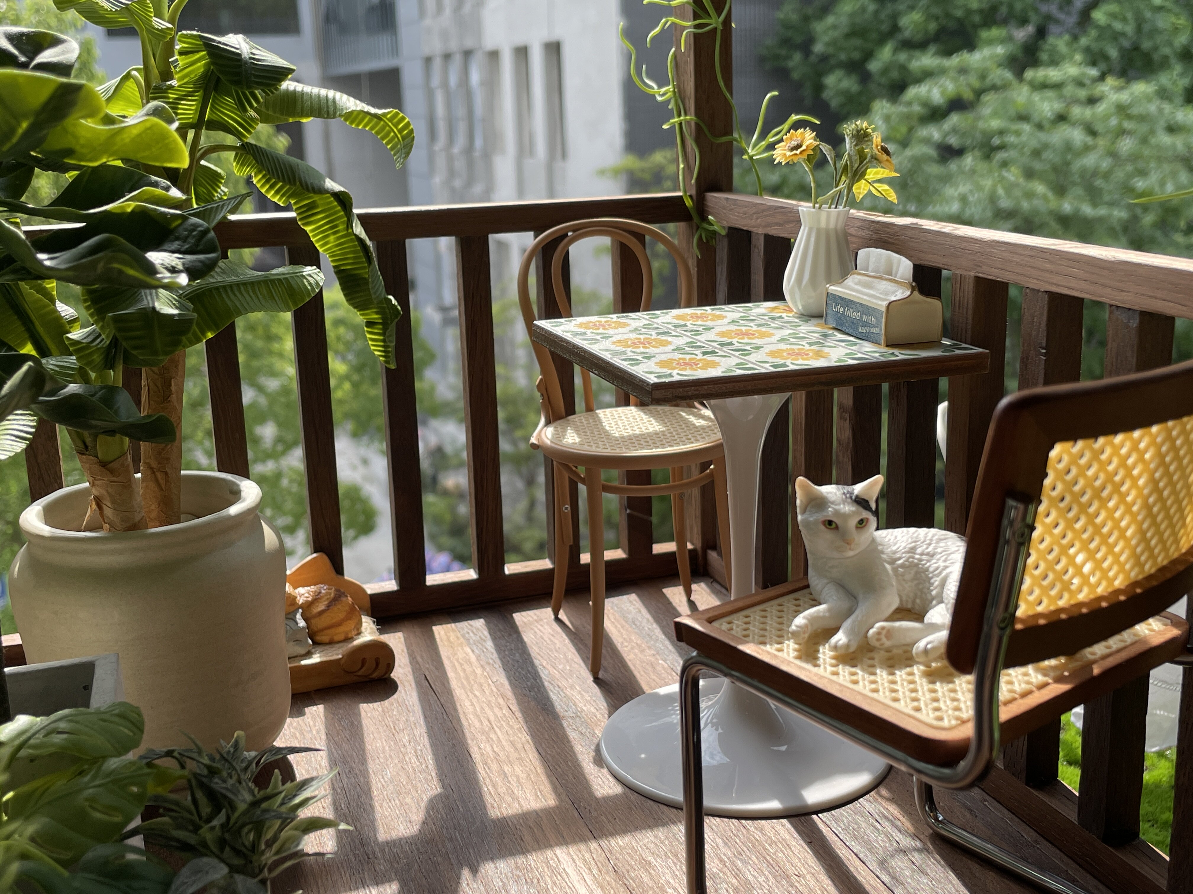 bjd场景道具娃屋 悬臂坐椅/弯管椅 6分娃屋家俱迷你微缩模型玩具