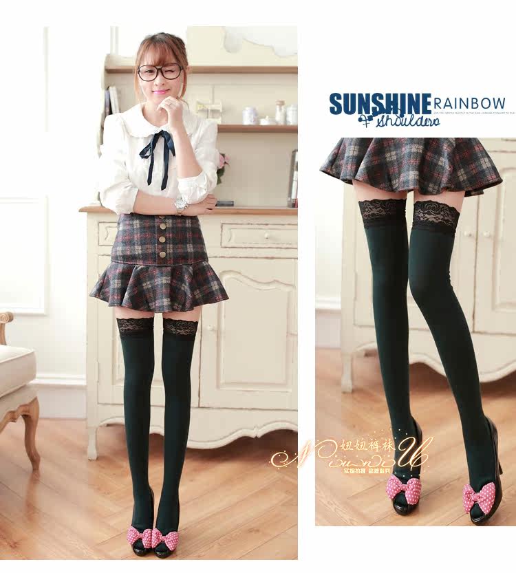 Chaussettes - collants Gogo-qxiu-008 chaussettes petite dentelle - Ref 762253 Image 28